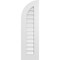 Ekena Millwork Quarter Round Top Left Surface Mount PVC Gable Vent w/ 3-1/2"W x 1"P Standard Frame, 12"W x 40"H GVPQL12X4001SF - alternate 1
